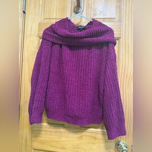 Gorgeous magenta Express oversized size S sweater